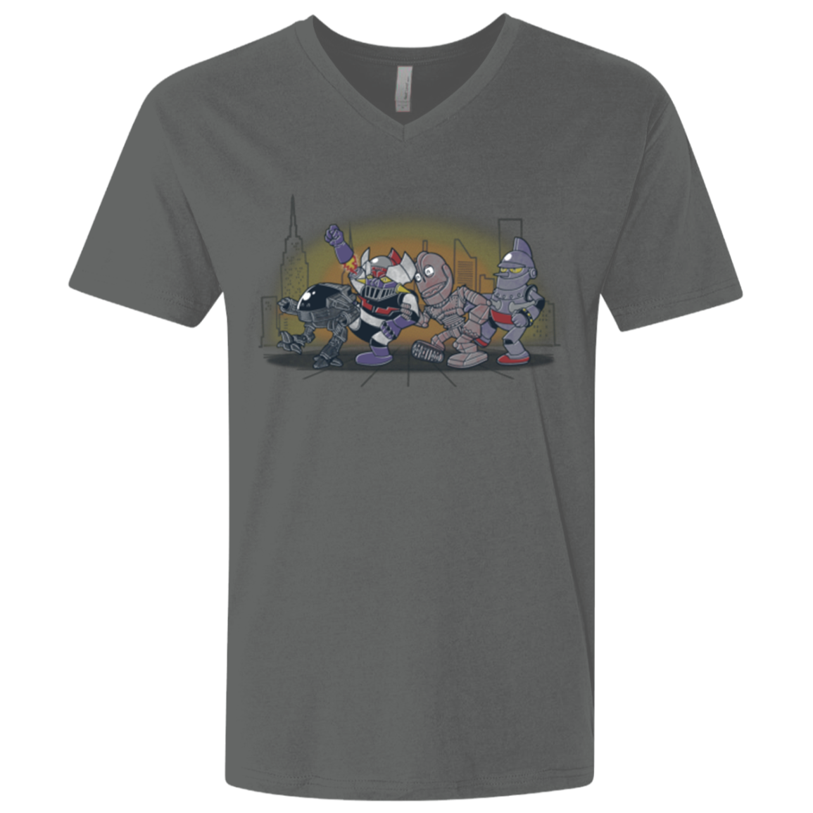 Where The Big Robots are Men's Premium V-Neck