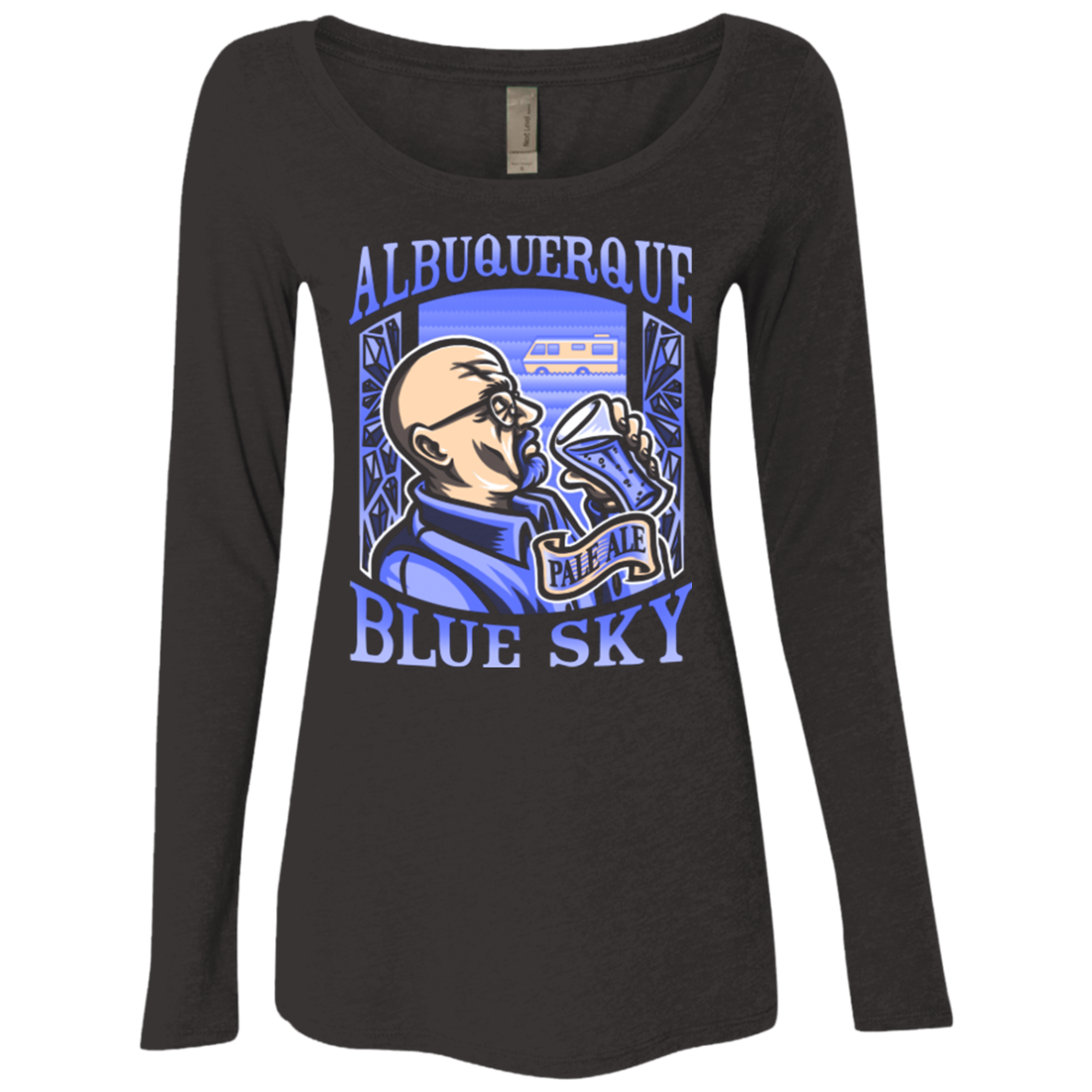 Albuquerque Blue Sky Women's Triblend Long Sleeve Shirt