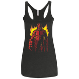 Red Hero Women's Triblend Racerback Tank