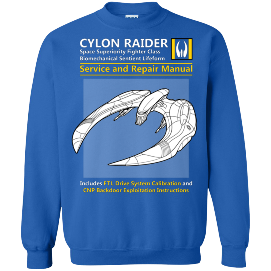 CYLON RAIDER SERVICE & REPAIR MANUAL Crewneck Sweatshirt