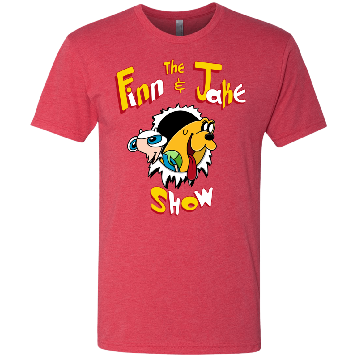 The Finn and Jake Show Men's Triblend T-Shirt