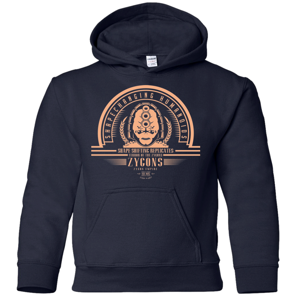 Who Villains Zygons Youth Hoodie