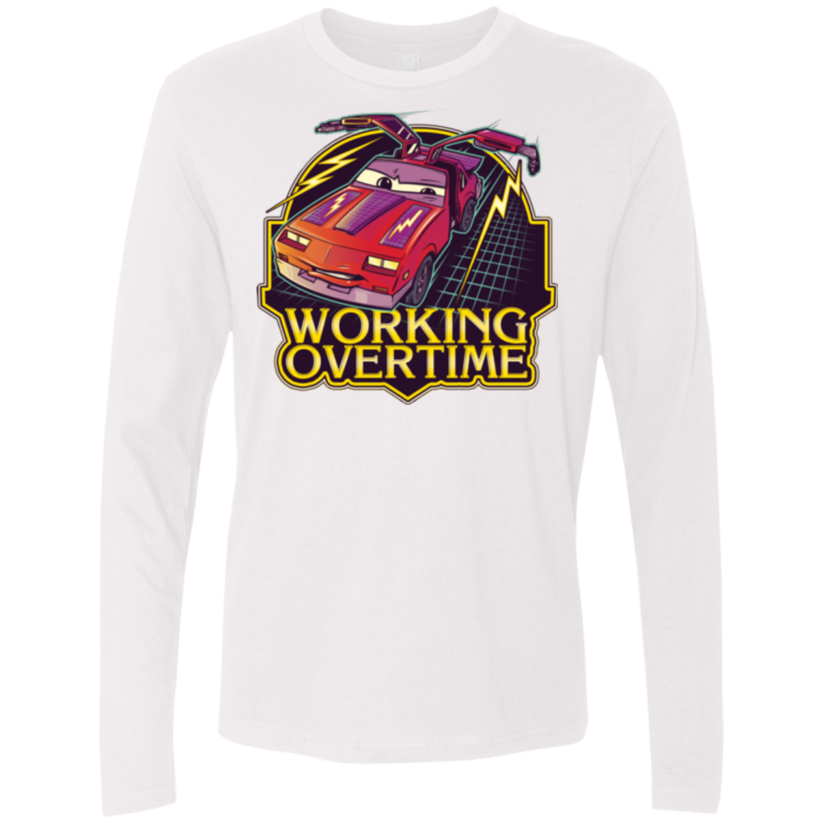 Working Overtime Men's Premium Long Sleeve