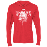 The Weapon Triblend Long Sleeve Hoodie Tee