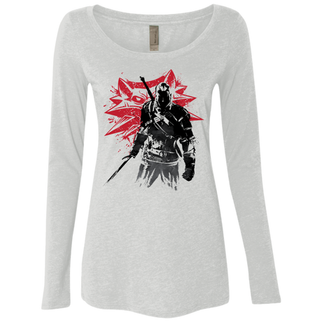 The Witcher Sumie Women's Triblend Long Sleeve Shirt