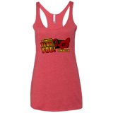 T-Shirts Vintage Red / X-Small Dead Pull Women's Triblend Racerback Tank