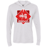 Shinra Logo Triblend Long Sleeve Hoodie Tee