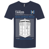 TARDIS SERVICE AND REPAIR MANUAL Men's Premium V-Neck
