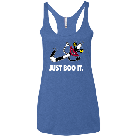 Just Boo It Women's Triblend Racerback Tank