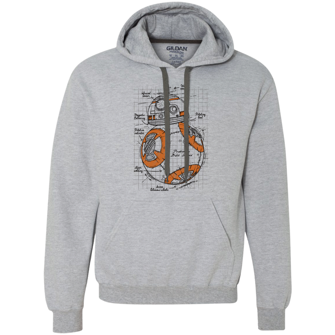 BB-8 Plan Premium Fleece Hoodie