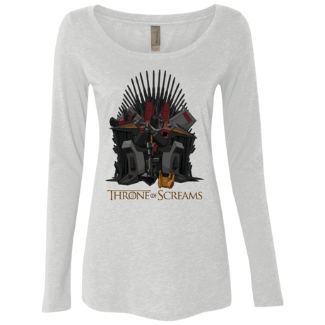 Throne Of Screams Women's Triblend Long Sleeve Shirt