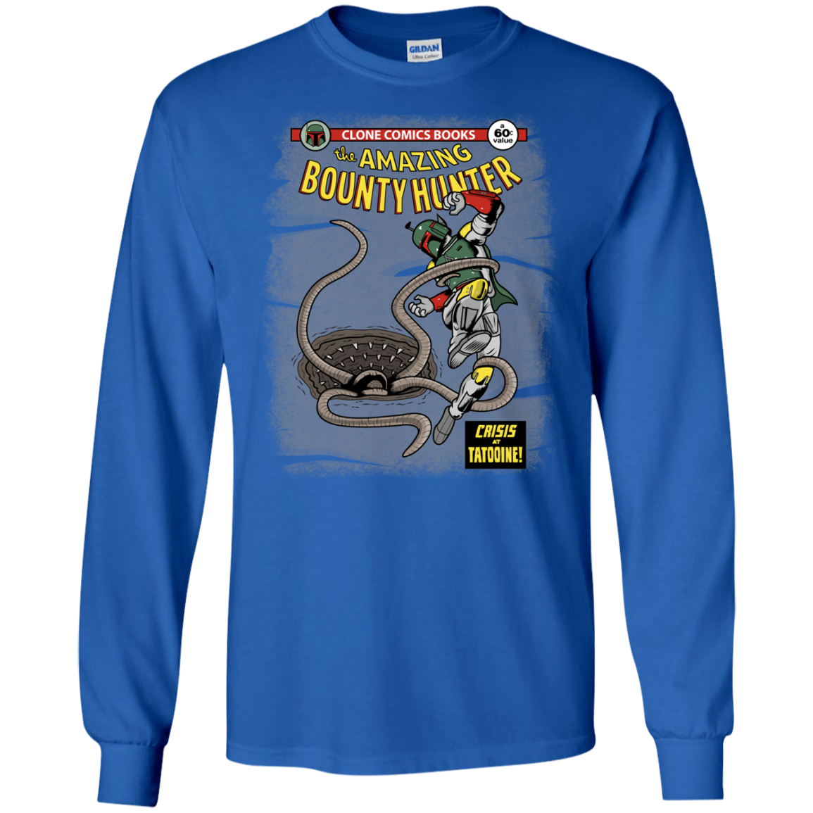 The Amazing Bounty Hunter Men's Long Sleeve T-Shirt
