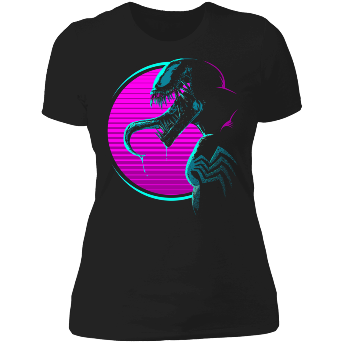 Retro Black Spider Women's Premium T-Shirt