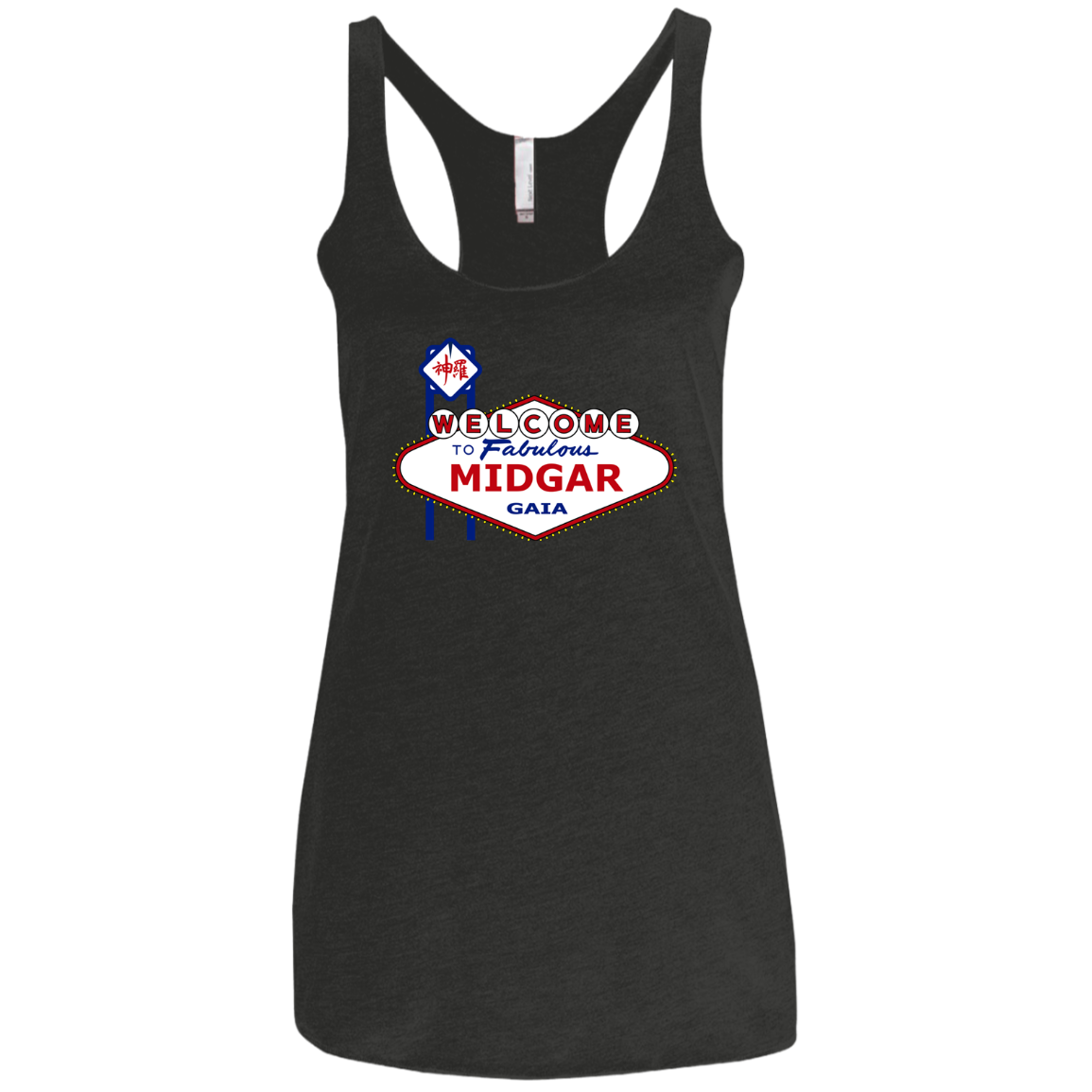 Viva Midgar Women's Triblend Racerback Tank