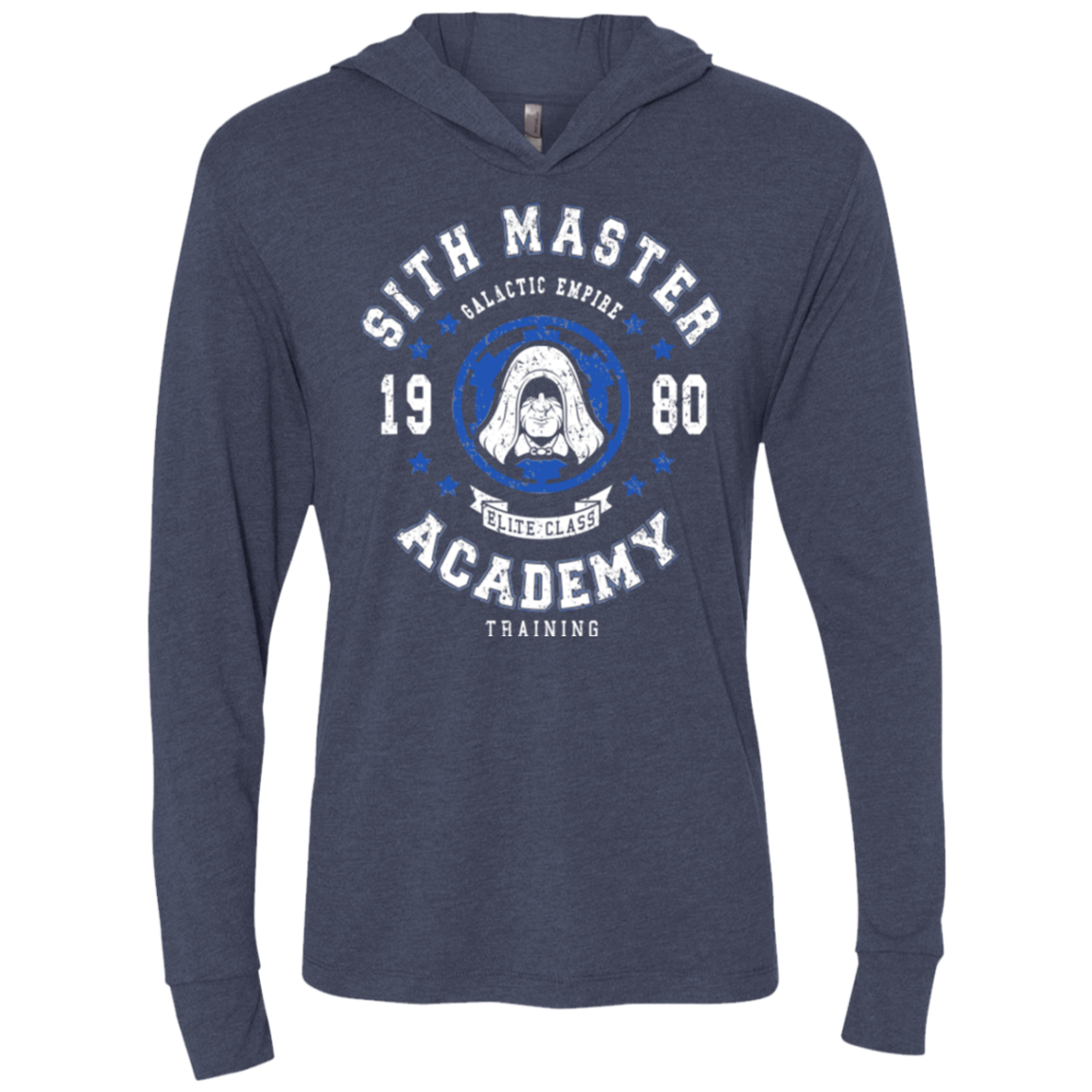 Sith Master Academy 80 Triblend Long Sleeve Hoodie Tee