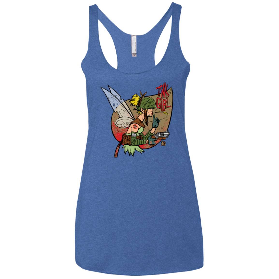 Tink Girl Women's Triblend Racerback Tank