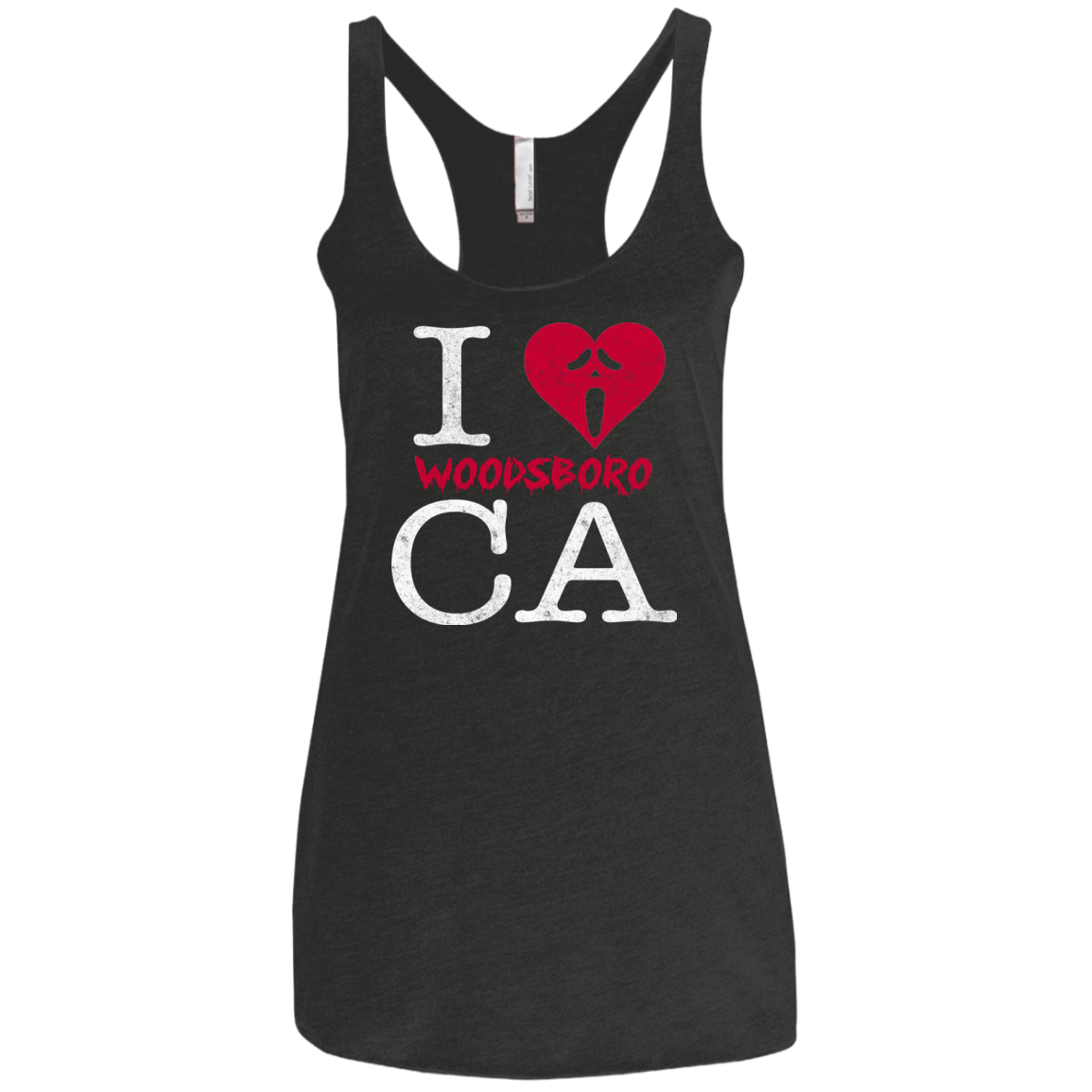 Woodsboro Love Women's Triblend Racerback Tank