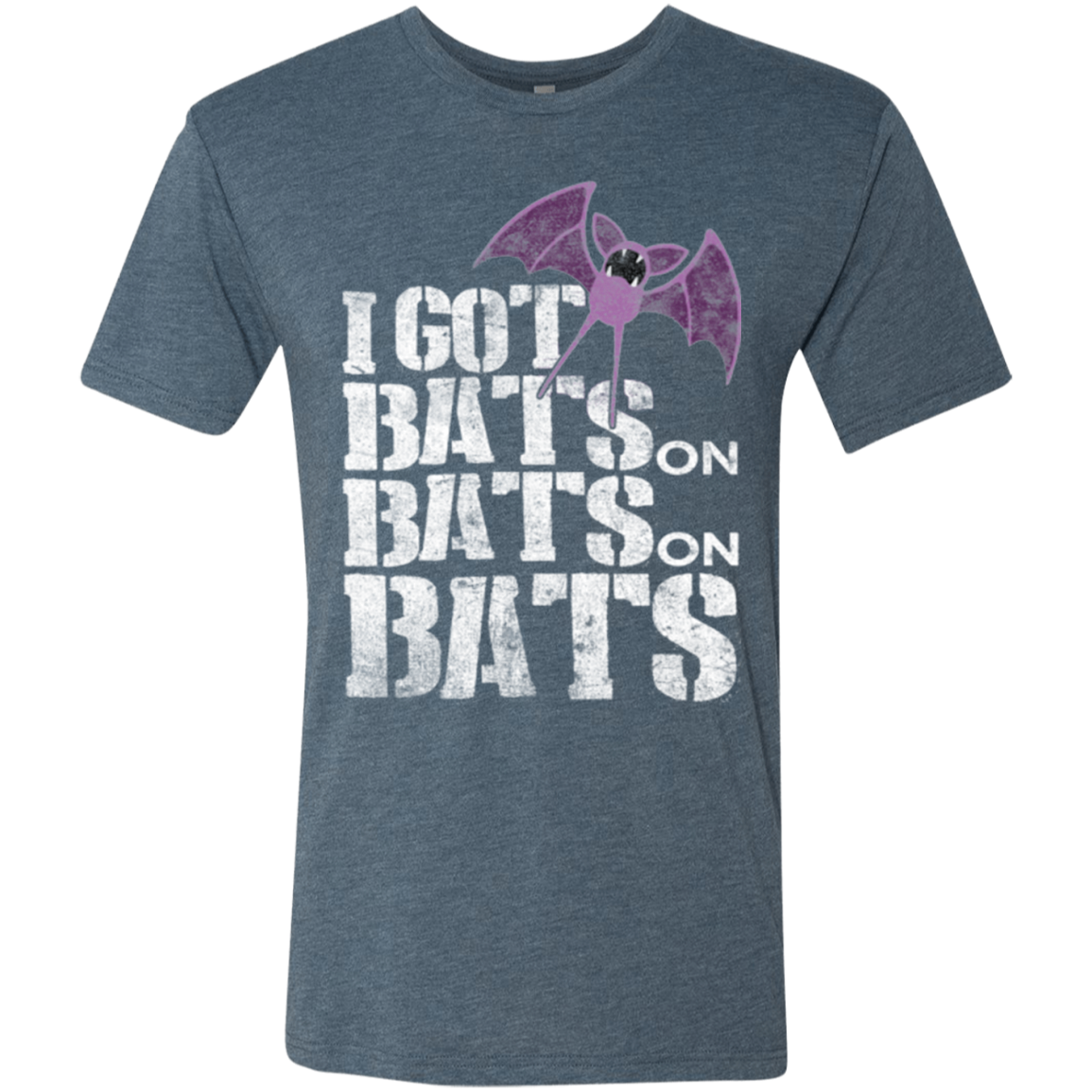 Bats on Bats on Bats Men's Triblend T-Shirt