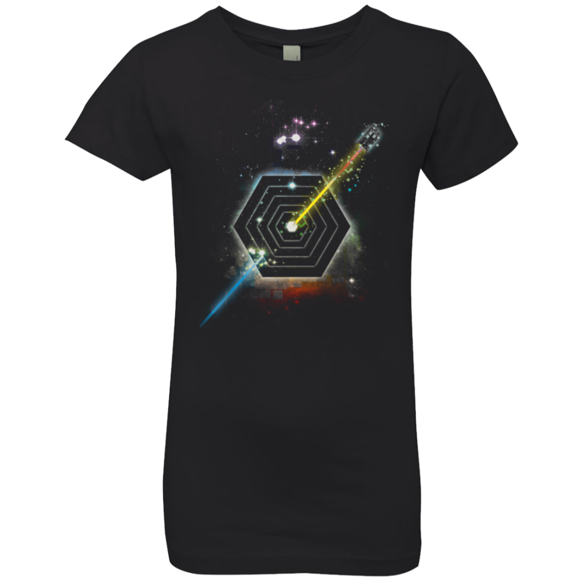 Space Fragmentation Travel Girls Premium T-Shirt