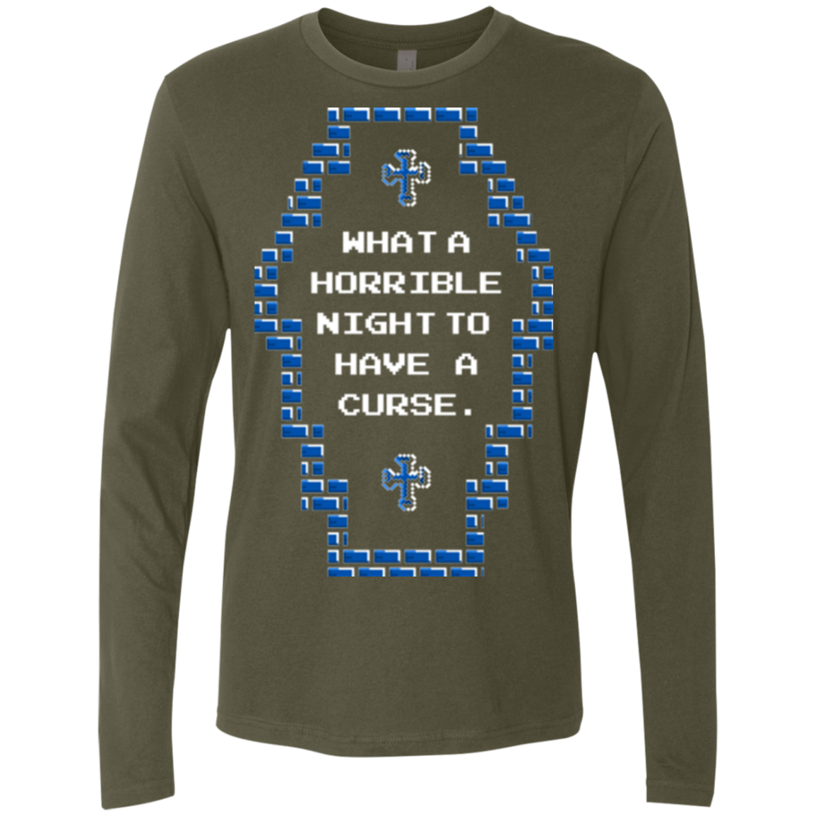 What a Horrible Night Men's Premium Long Sleeve