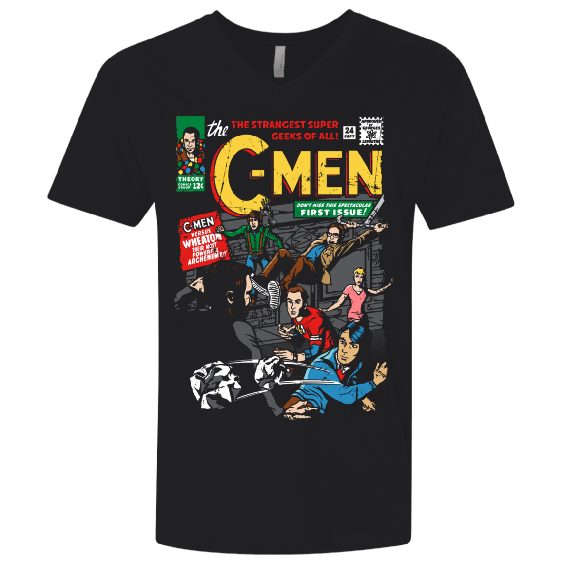 C-Men Men's Premium V-Neck