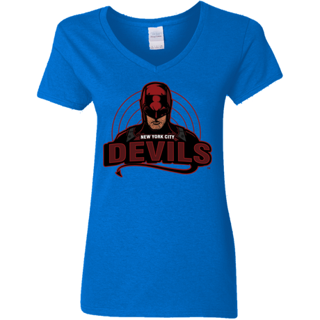 NYC Devils Women's V-Neck T-Shirt