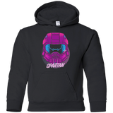 Spartan Helmet 80's Youth Hoodie