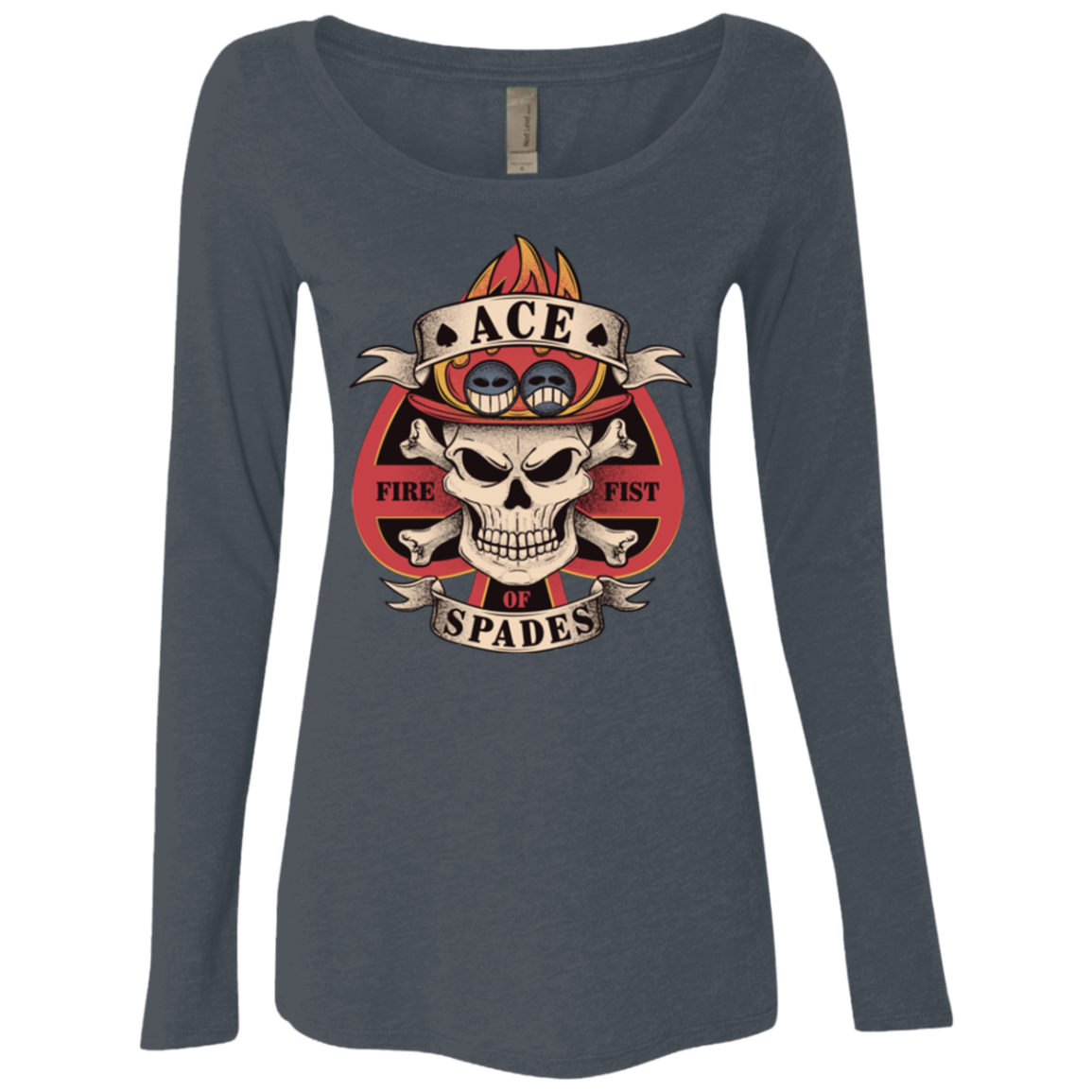 Ace of Spades Women's Triblend Long Sleeve Shirt