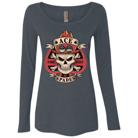 Ace of Spades Women's Triblend Long Sleeve Shirt