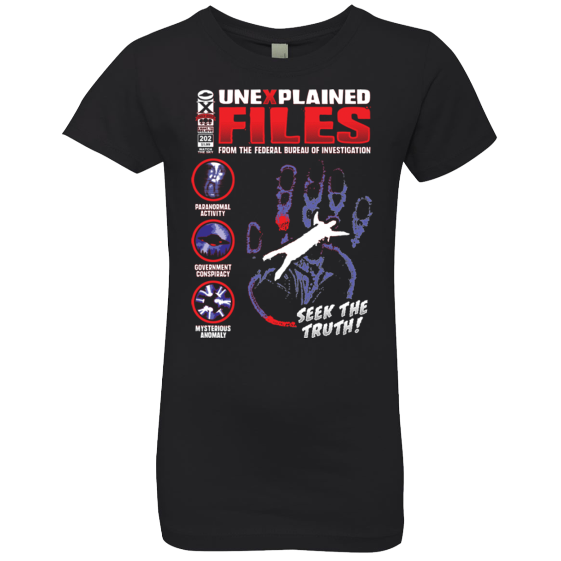 Unexplained Files Girls Premium T-Shirt
