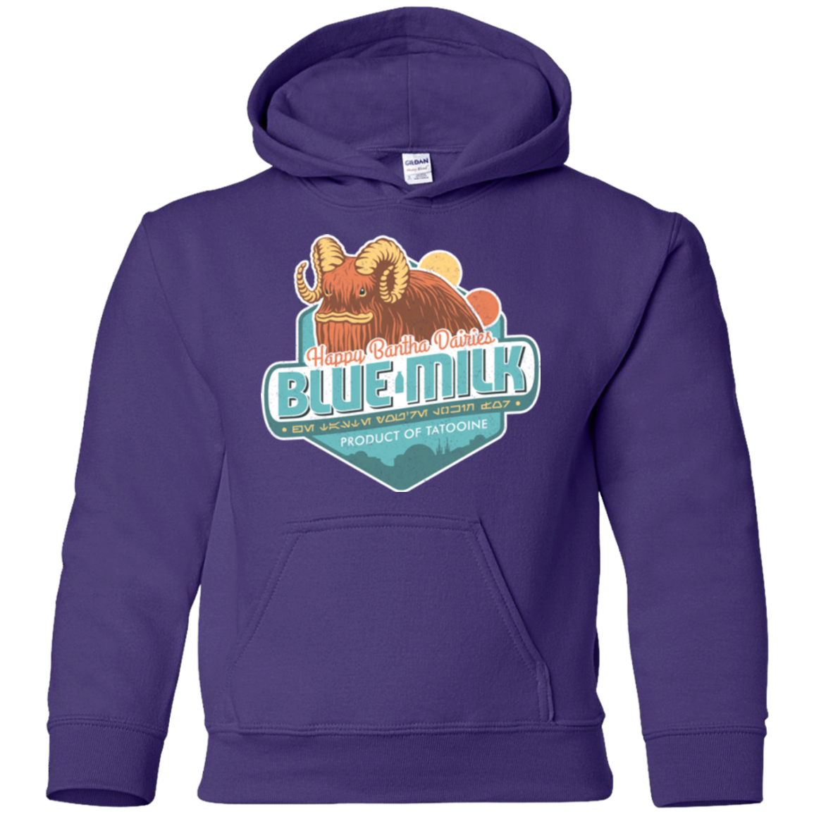 Blue Milk Youth Hoodie