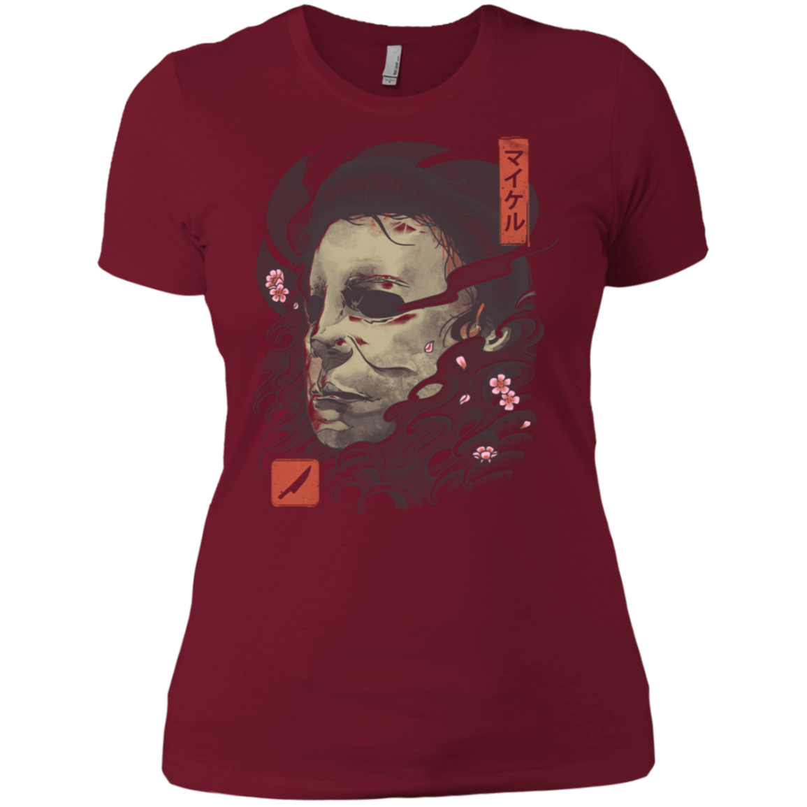 Oni Slasher Mask Women's Premium T-Shirt