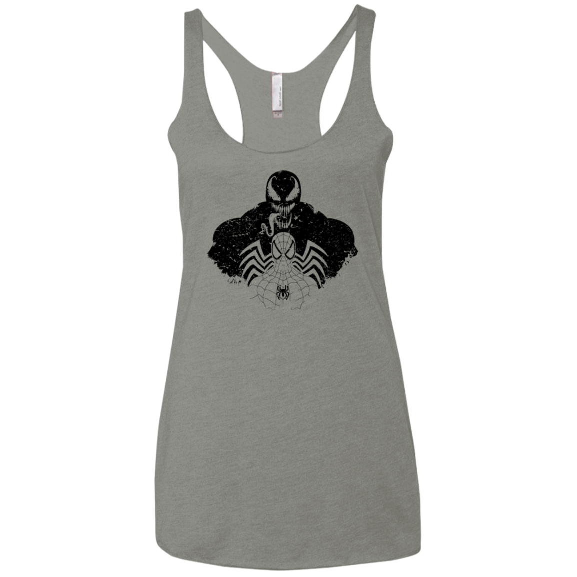 Dark Spider Shadow Women's Triblend Racerback Tank