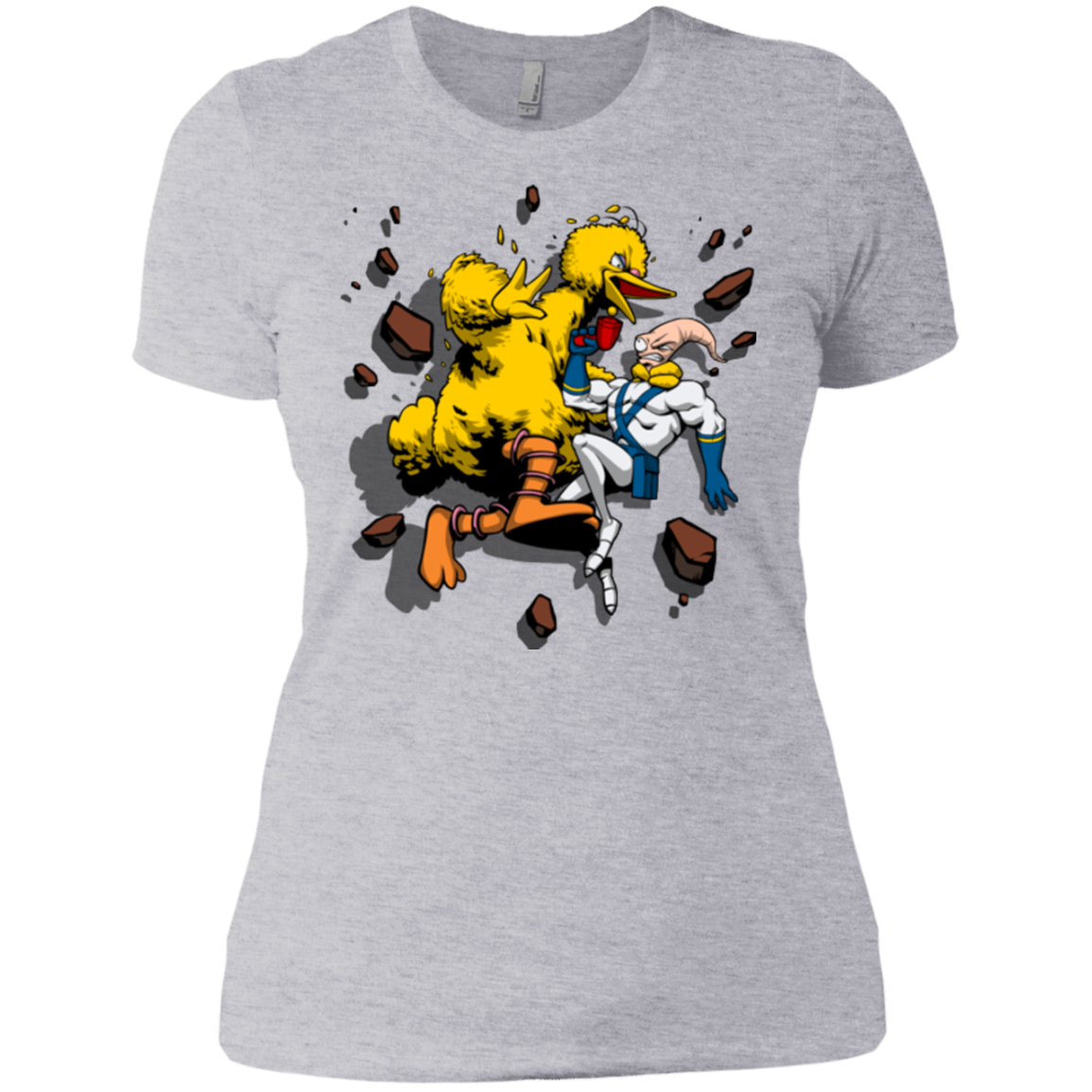 Big Bird and Worm Women's Premium T-Shirt