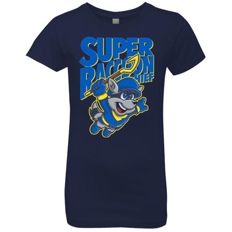 Super Racoon Thief Girls Premium T-Shirt