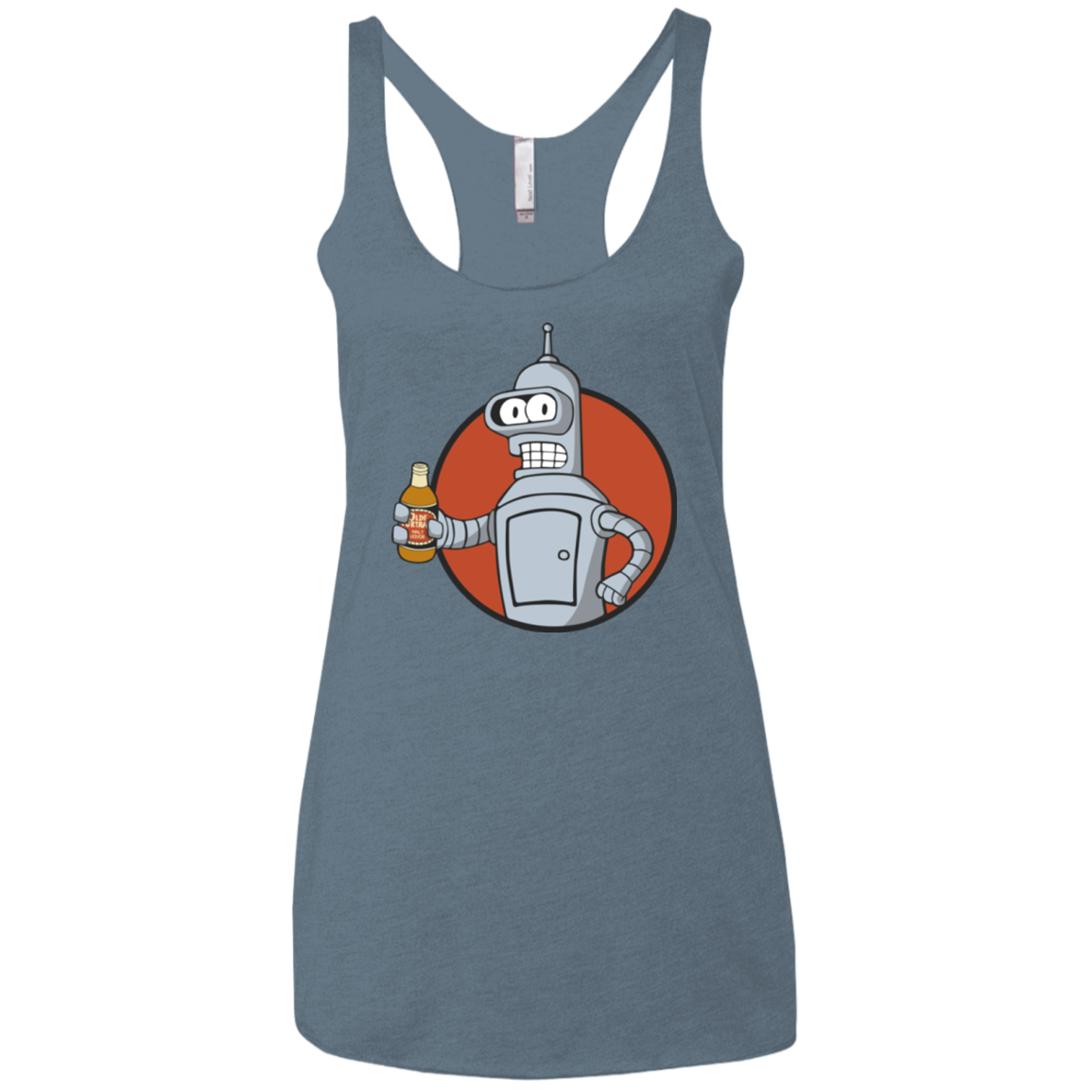 Vault bot Women's Triblend Racerback Tank