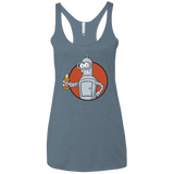 Vault bot Women's Triblend Racerback Tank