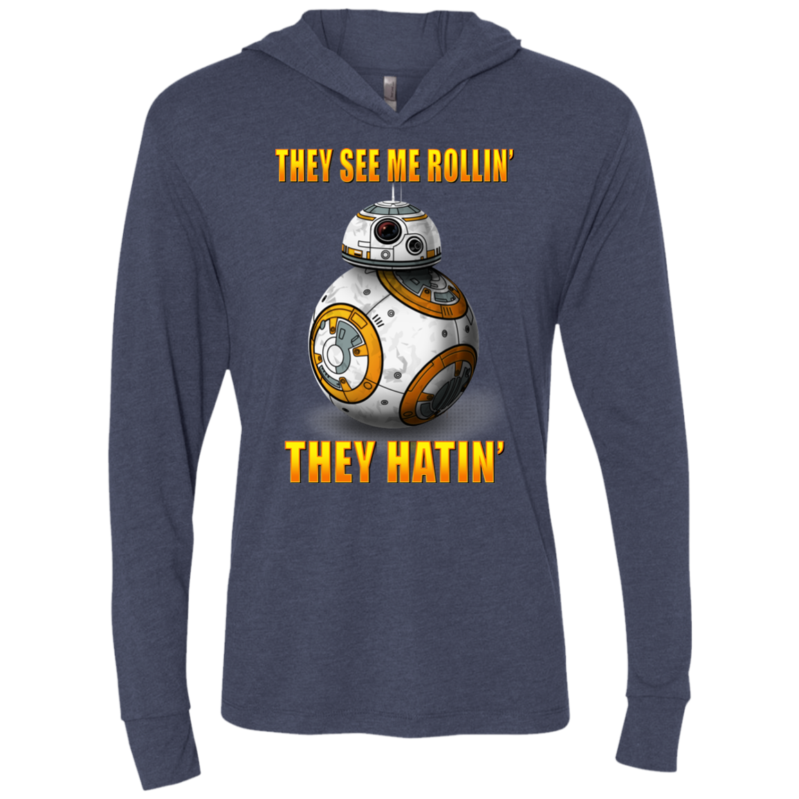BB8TSMR Triblend Long Sleeve Hoodie Tee