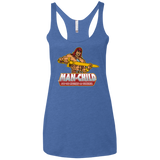 Man Child Women's Triblend Racerback Tank