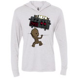 Bomb In Your Chest! Triblend Long Sleeve Hoodie Tee