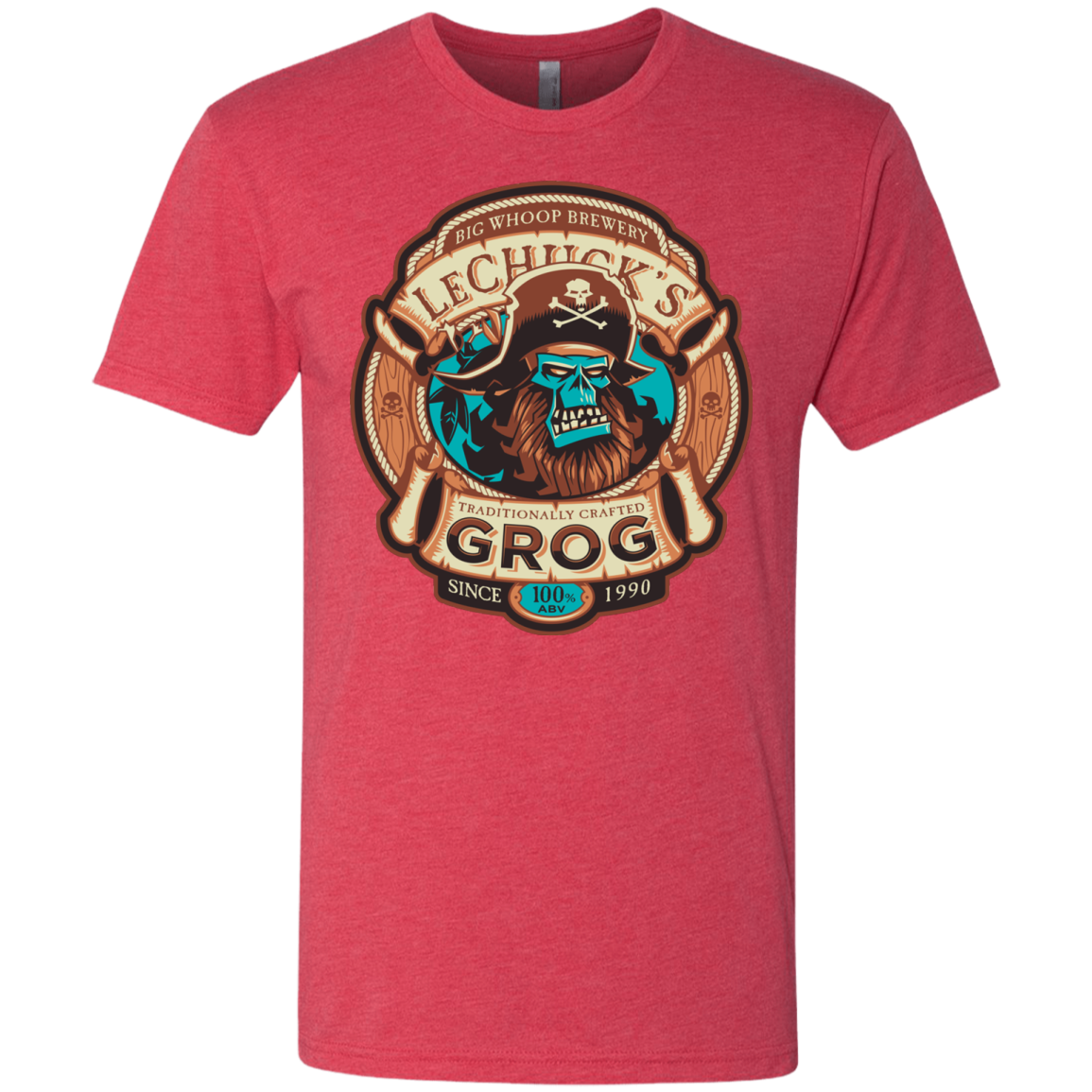 Ghost Pirate Grog Nmns Men's Triblend T-Shirt