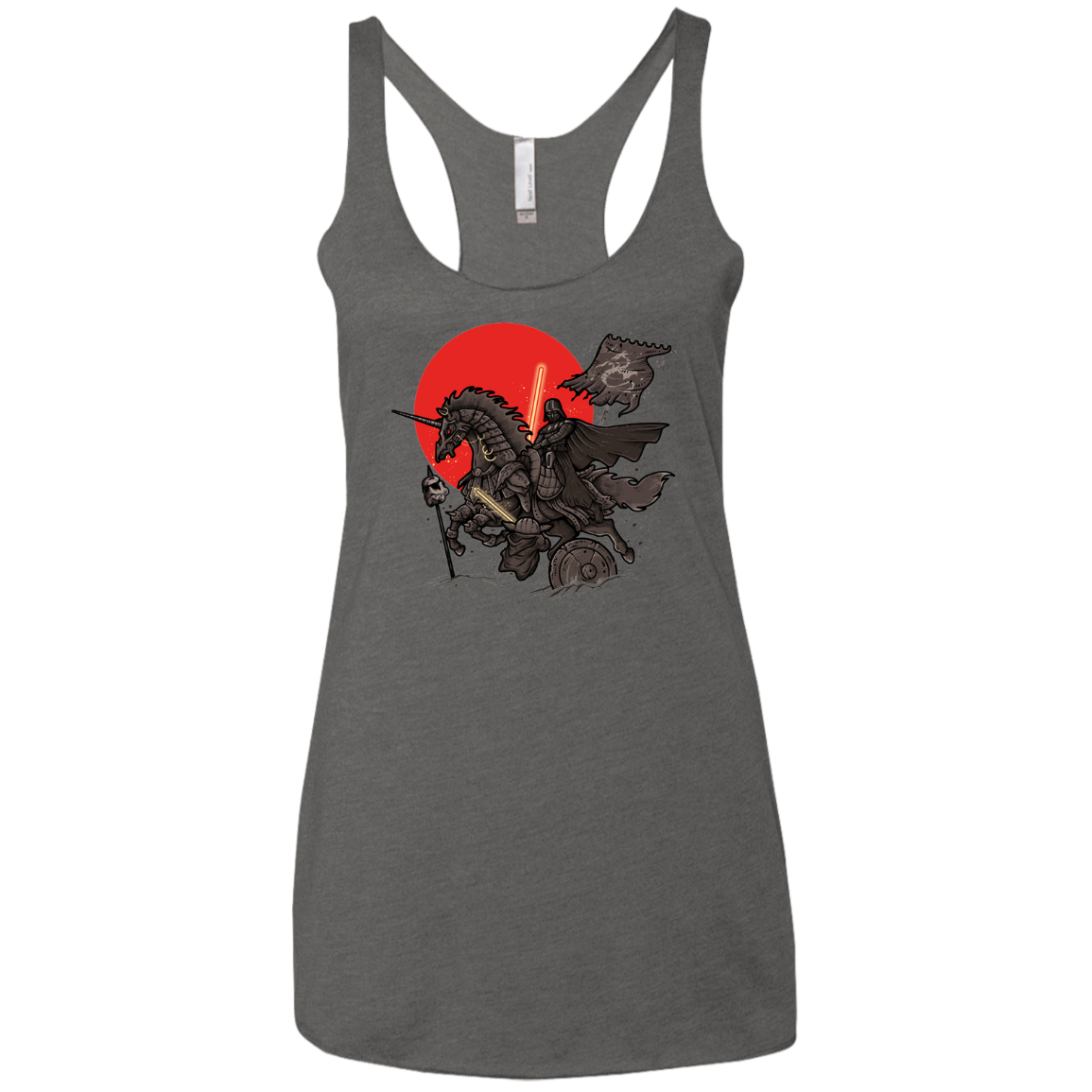 SAMURAI GALAXY Women's Triblend Racerback Tank
