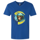 ASTRONAUT MONKEY Men's Premium V-Neck