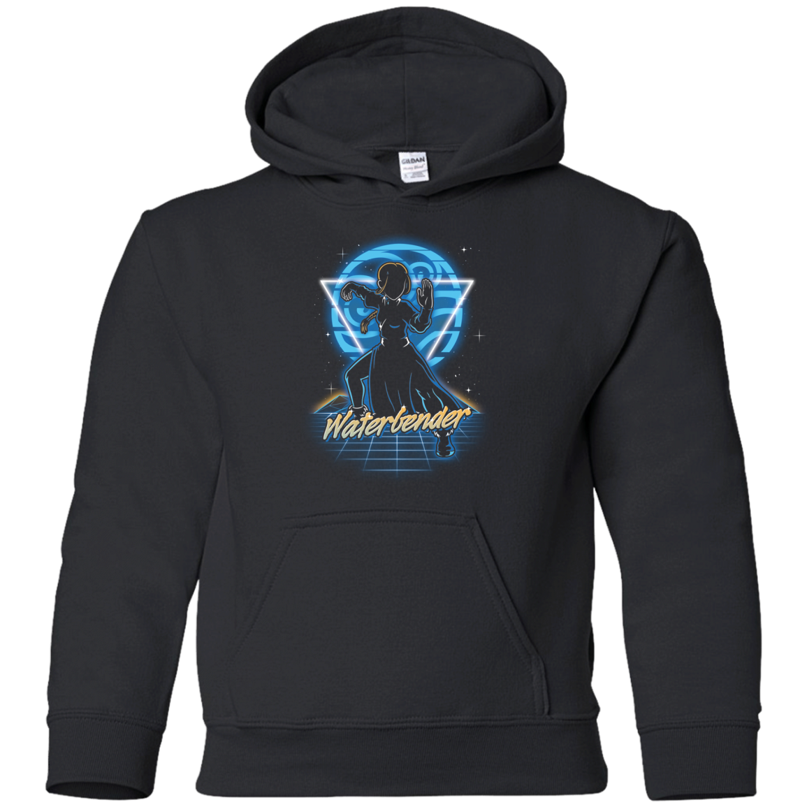Retro Waterbender Youth Hoodie