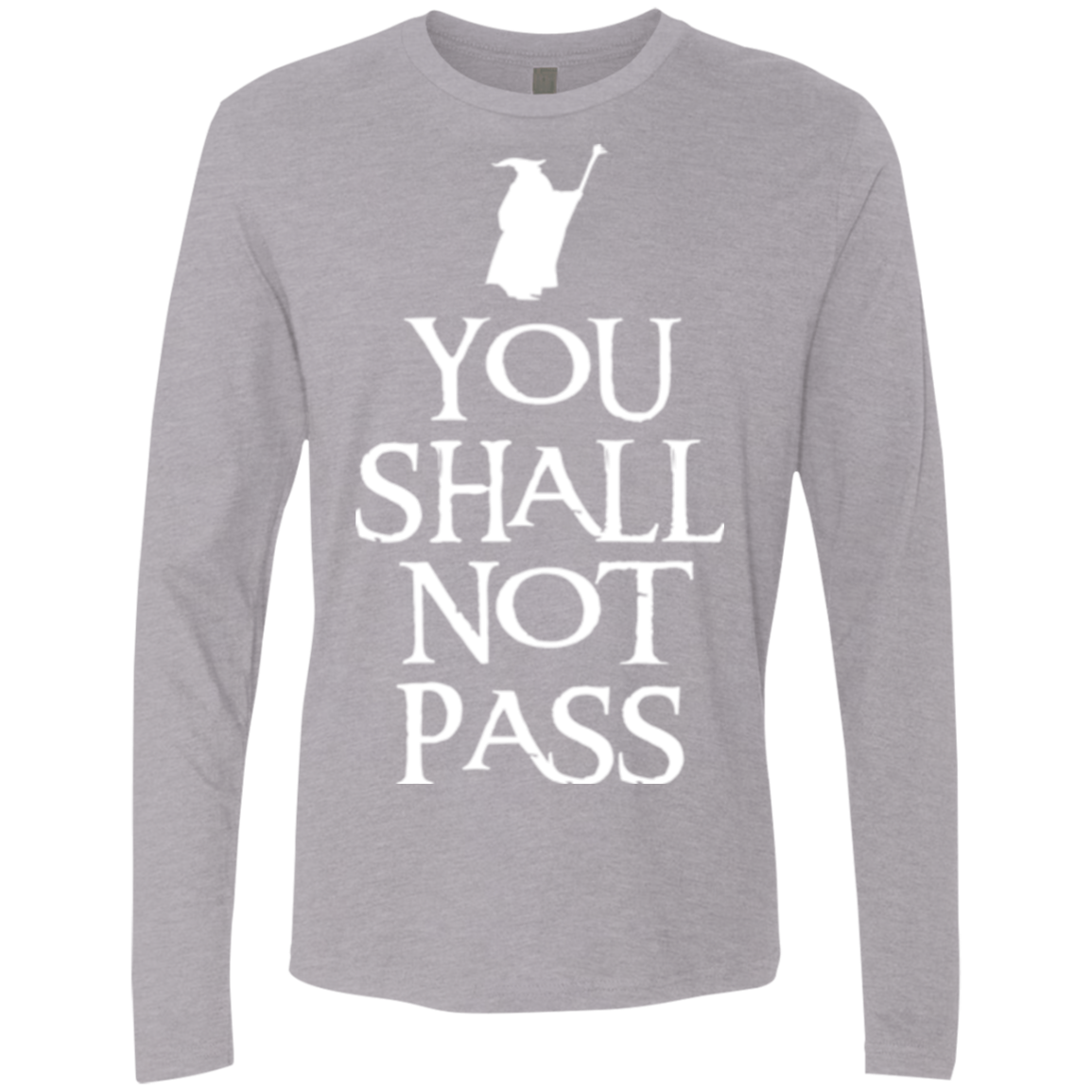 You shall not pass Men's Premium Long Sleeve