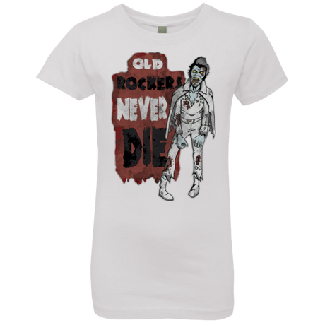 Old Rockers Never Die Girls Premium T-Shirt