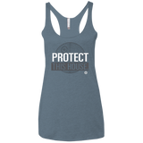 Protect This House Women's Triblend Racerback Tank