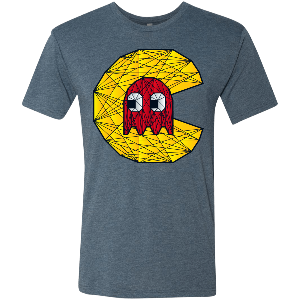 Poly Pac Man Men's Triblend T-Shirt