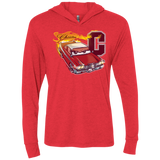Fury And Fire Triblend Long Sleeve Hoodie Tee