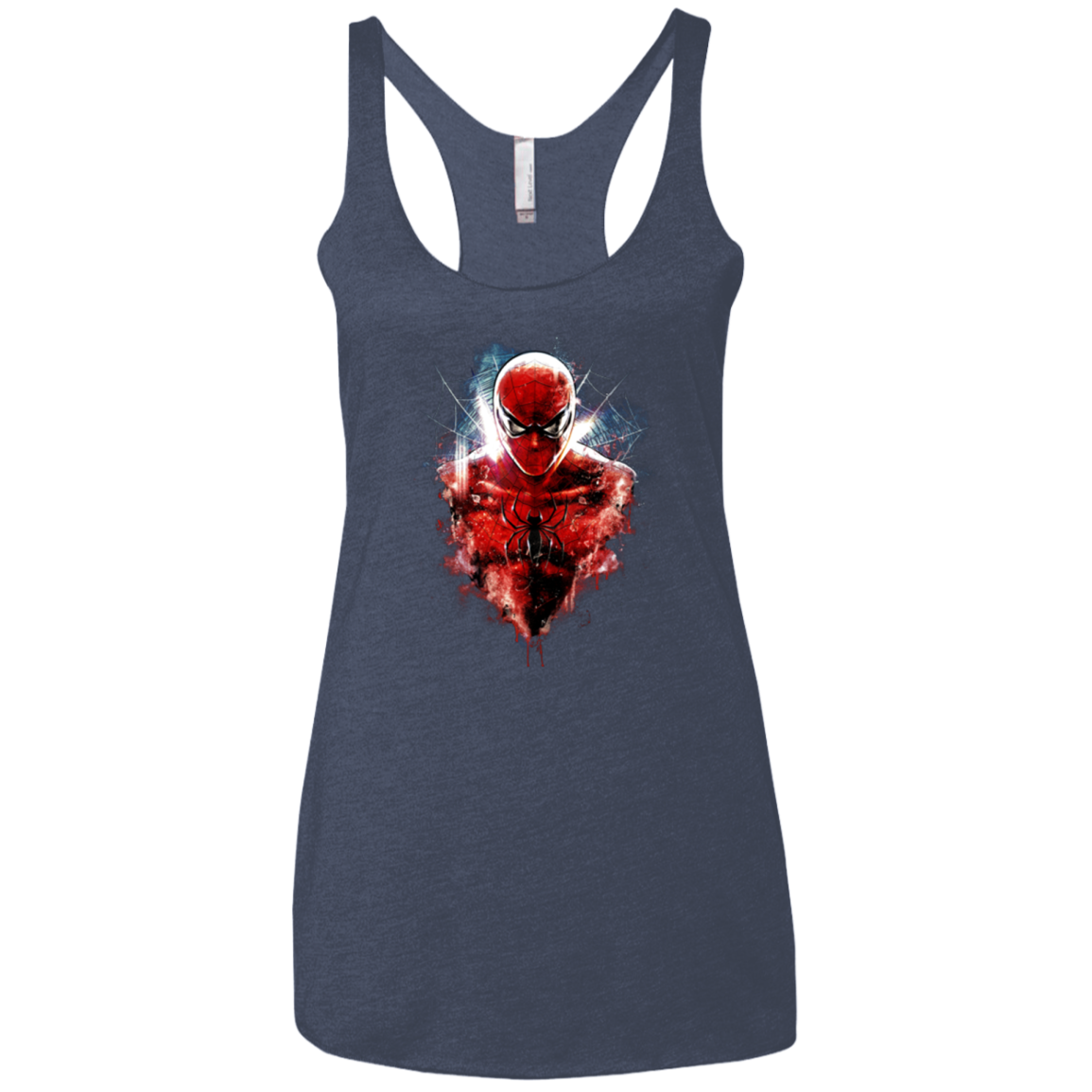 Spiderman Women's Triblend Racerback Tank